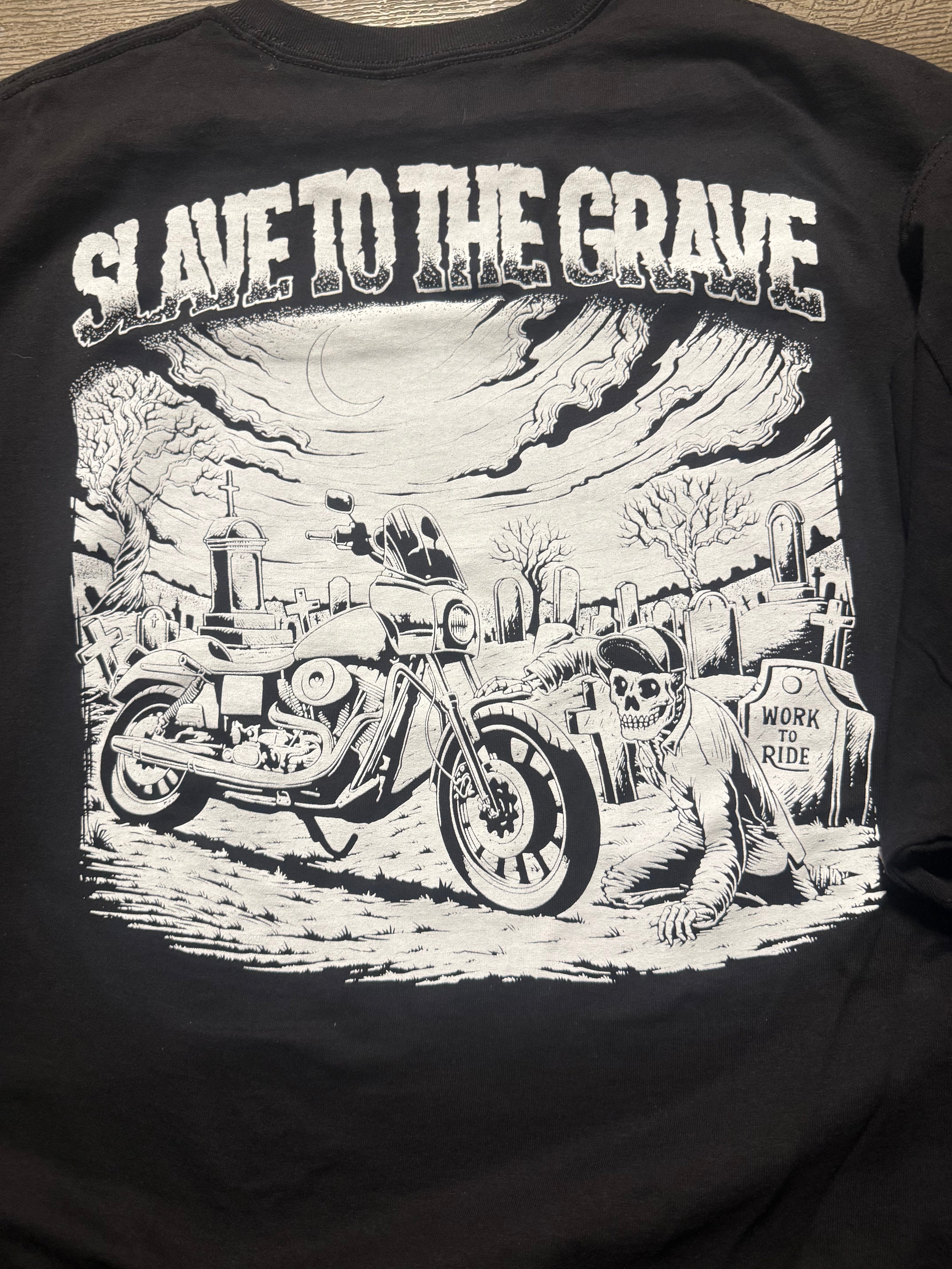 Slave to the grave tee