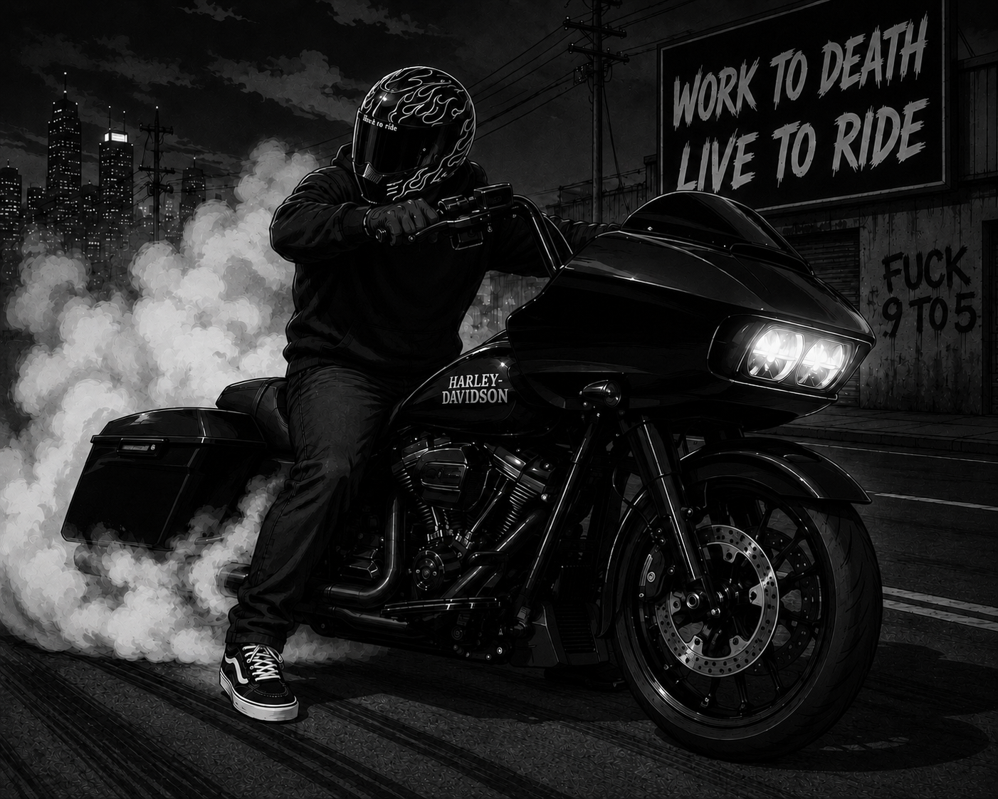 Work to death tee PRE ORDER