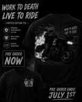 Work to death tee PRE ORDER